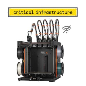 Original Prusa XL Assembled 5-toolhead 3D Printer Critical Infrastructure Edition